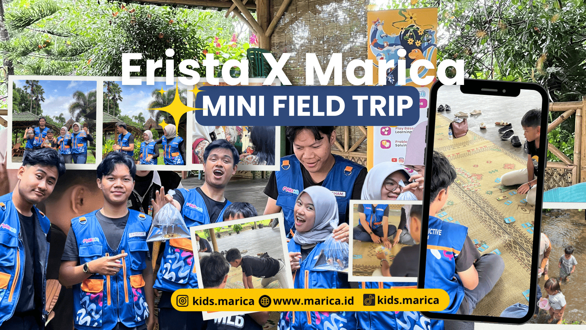 Kolaborasi Perdana Marica x Erista Garden Asri: Belajar Matematika dan Calistung Sambil Bermain di Alam